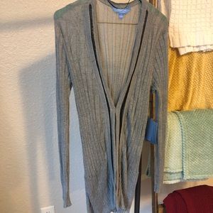 Gray cardigan